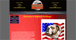 Desktop Screenshot of nightrunbulldogs.com